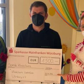 Burmester & Partner unterstützen die Klinikclowns Würzburg