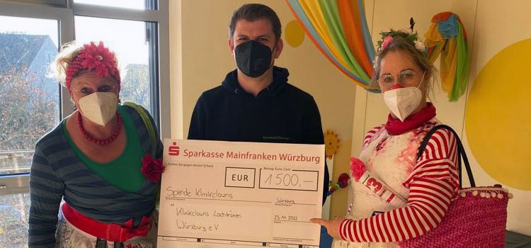 Burmester & Partner unterstützen die Klinikclowns Würzburg
