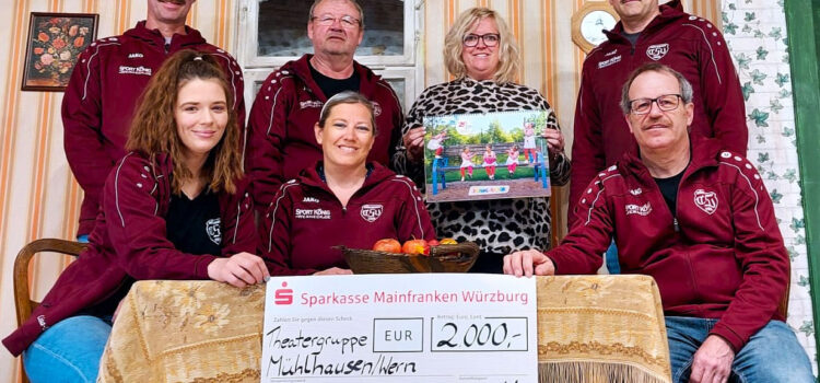Theatergruppe Mühlhausen spendet 2.000 Euro an die Klinikclowns Würzburg Theatergruppe Mühlhausen spendet 2.000 Euro an die Klinikclowns Würzburg