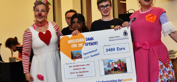 Spendenlauf der Graf-zu-Bentheim Schule für den guten Zweck